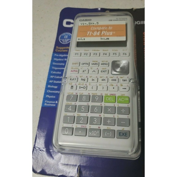 Casio - Graphing Calculator - White - fx-9750GIII-WE - New Sealed - Picture 8 of 11